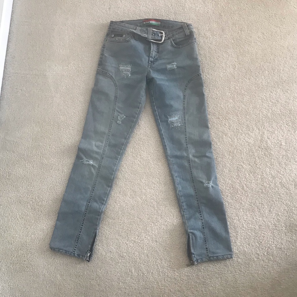 D&G Dolce & Gabbana Distressed Skinny Jean SZ 27